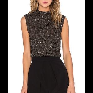 Alice + Olivia sequin skirt and top